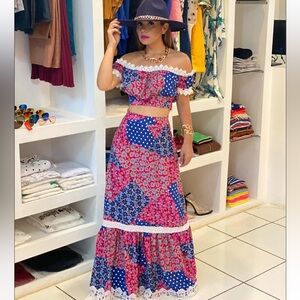 Floral Patchwork 2 piece set💕✨